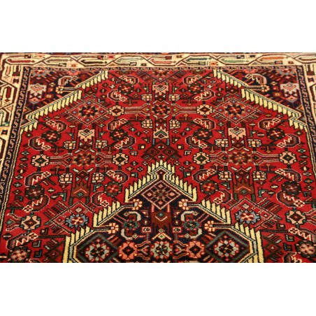 Tappeto Hamadan Persia marrone giallo 102x162