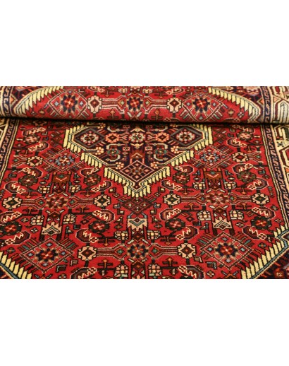 Tappeto Hamadan Persia marrone giallo 102x162