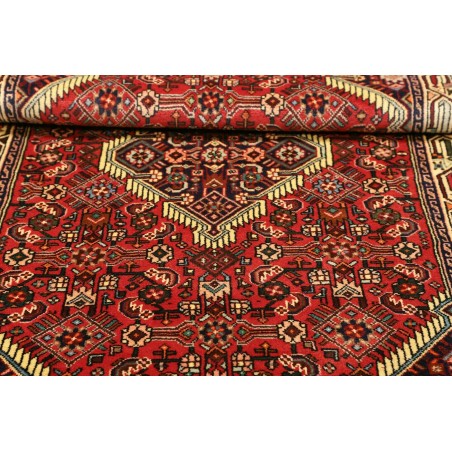 Tappeto Hamadan Persia marrone giallo 102x162