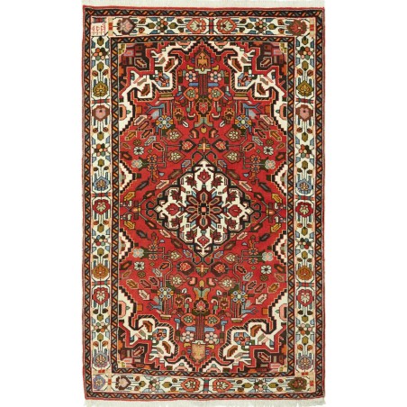 Tappeto Hamadan Persia marrone giallo 106x175