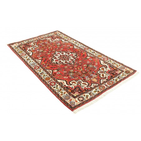 Tappeto Hamadan Persia marrone giallo 106x175