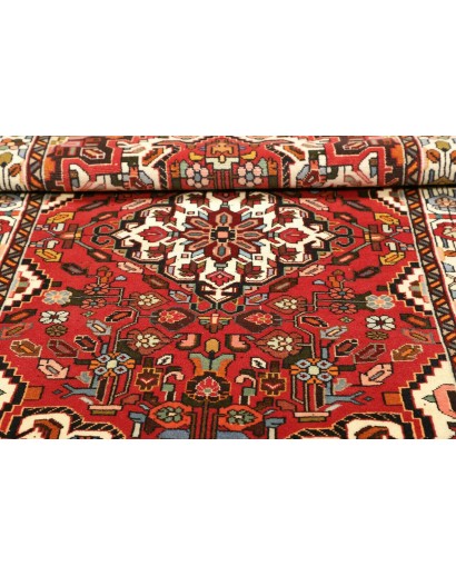 Tappeto Hamadan Persia marrone giallo 106x175