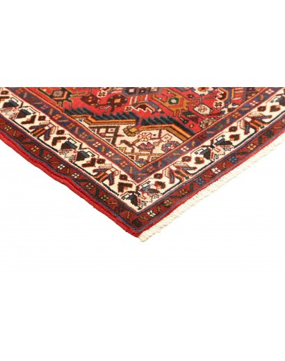 Tappeto Hamadan Persia marrone rosso 100x176