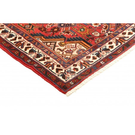 Tappeto Hamadan Persia marrone rosso 100x176