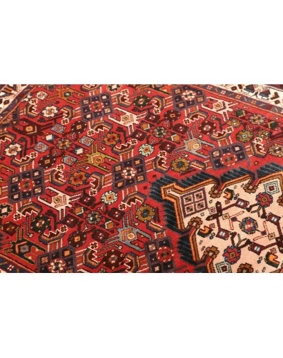 Tappeto Hamadan Persia marrone rosso 100x176