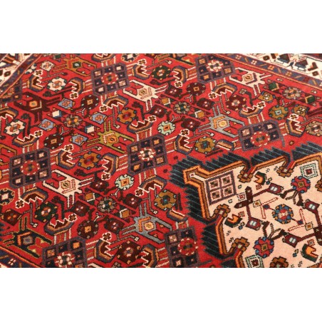 Tappeto Hamadan Persia marrone rosso 100x176