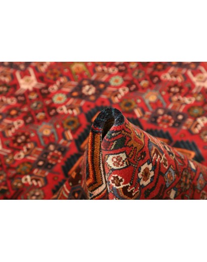 Tappeto Hamadan Persia marrone rosso 100x176