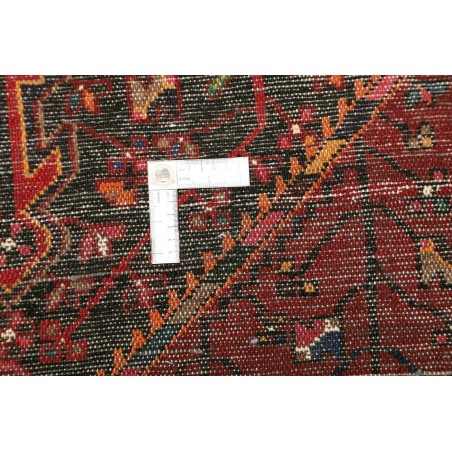 Tappeto Hamadan Persia marrone rosso 100x176