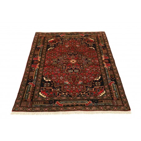Tappeto Hamadan Persia grigio marrone 100x140