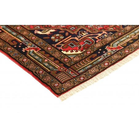 Tappeto Hamadan Persia grigio marrone 100x140