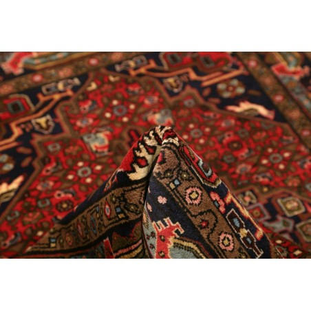 Tappeto Hamadan Persia grigio marrone 100x140