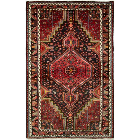 Tappeto Hamadan Persia grigio marrone 111x175