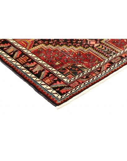 Tappeto Hamadan Persia grigio marrone 111x175