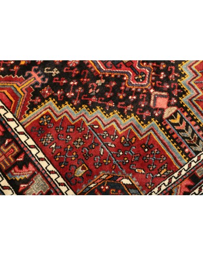 Tappeto Hamadan Persia grigio marrone 111x175