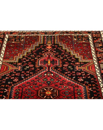 Tappeto Hamadan Persia grigio marrone 111x175