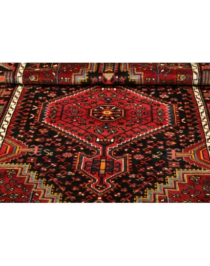 Tappeto Hamadan Persia grigio marrone 111x175