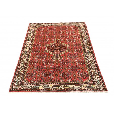 Tappeto Hamadan Persia marrone grigio 100x150