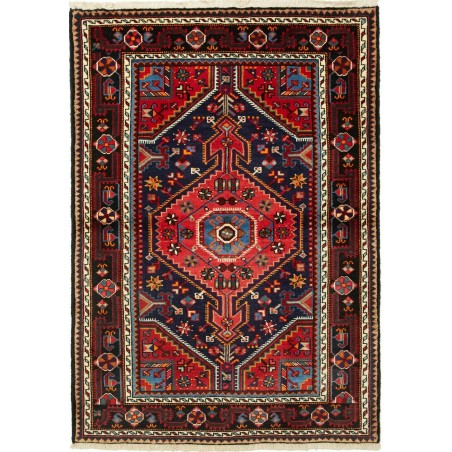 Tappeto Hamadan Persia grigio marrone 108x154