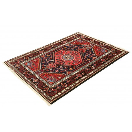 Tappeto Hamadan Persia grigio marrone 108x154