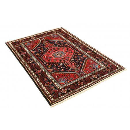 Tappeto Hamadan Persia grigio marrone 108x154
