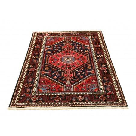 Tappeto Hamadan Persia grigio marrone 108x154
