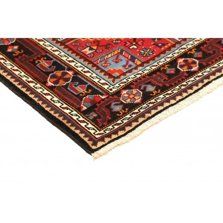 Tappeto Hamadan Persia grigio marrone 108x154