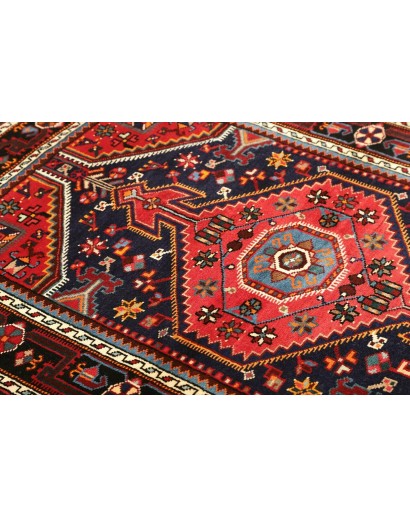 Tappeto Hamadan Persia grigio marrone 108x154