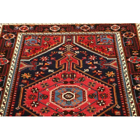 Tappeto Hamadan Persia grigio marrone 108x154