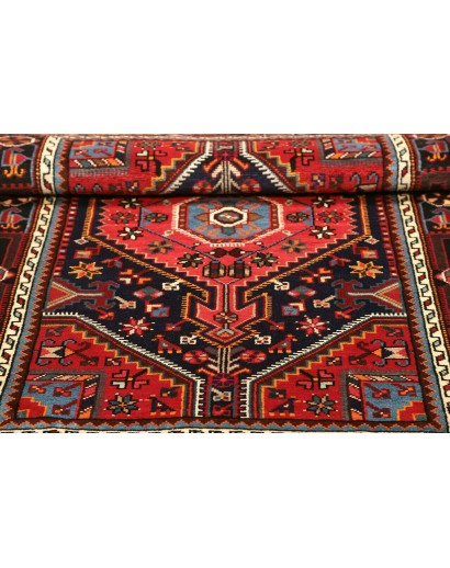 Tappeto Hamadan Persia grigio marrone 108x154