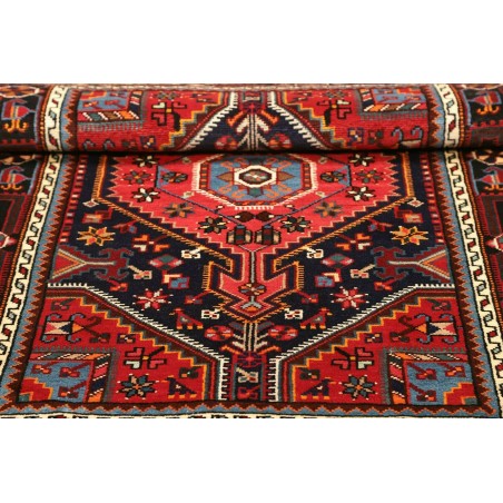 Tappeto Hamadan Persia grigio marrone 108x154