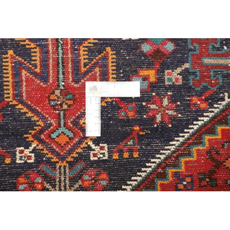 Tappeto Hamadan Persia grigio marrone 108x154