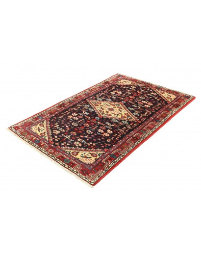 Tappeto Hamadan Persia grigio marrone 106x167