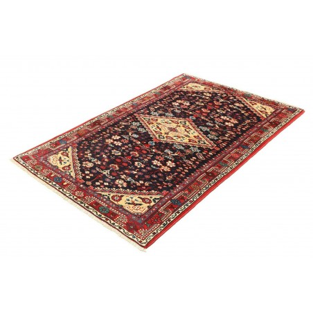 Tappeto Hamadan Persia grigio marrone 106x167