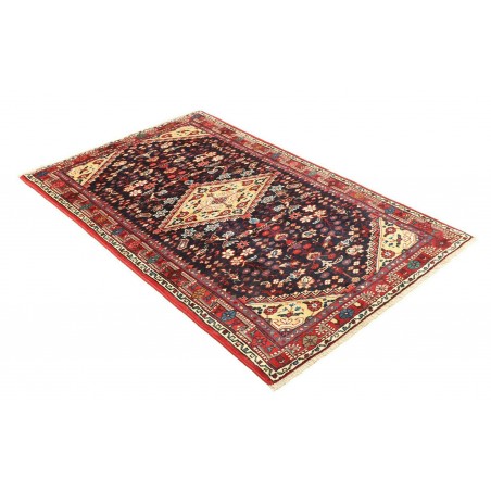 Tappeto Hamadan Persia grigio marrone 106x167