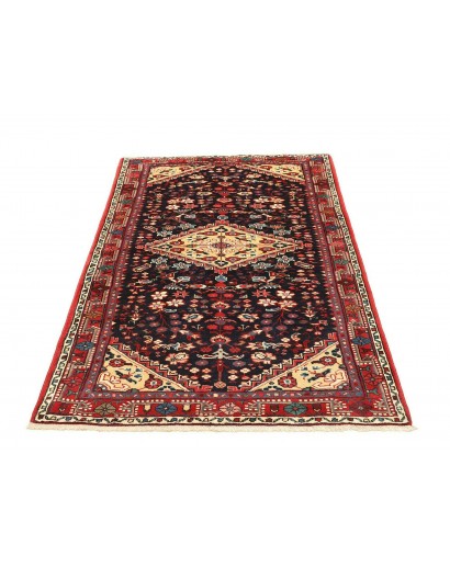 Tappeto Hamadan Persia grigio marrone 106x167