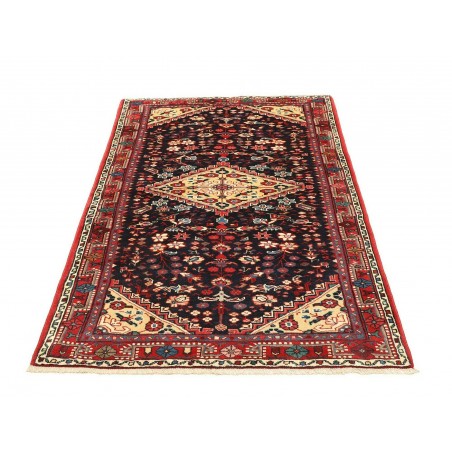 Tappeto Hamadan Persia grigio marrone 106x167