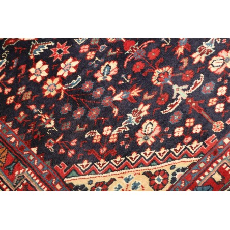 Tappeto Hamadan Persia grigio marrone 106x167