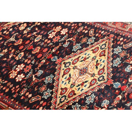 Tappeto Hamadan Persia grigio marrone 106x167