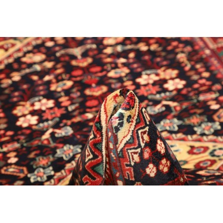 Tappeto Hamadan Persia grigio marrone 106x167