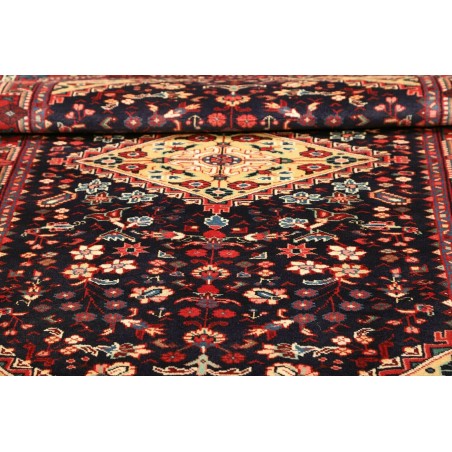 Tappeto Hamadan Persia grigio marrone 106x167