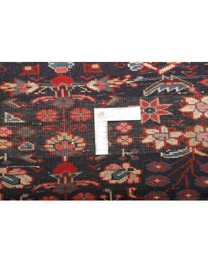 Tappeto Hamadan Persia grigio marrone 106x167