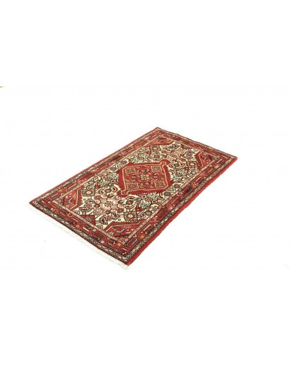 Tappeto Hamadan Persia marrone grigio 77x129