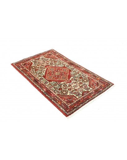 Tappeto Hamadan Persia marrone grigio 77x129