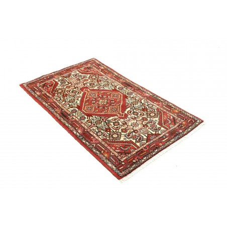 Tappeto Hamadan Persia marrone grigio 77x129