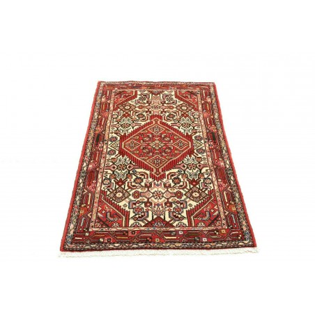 Tappeto Hamadan Persia marrone grigio 77x129