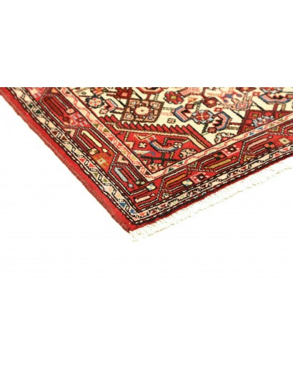 Tappeto Hamadan Persia marrone grigio 77x129