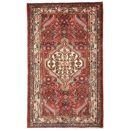 Tappeto Hamadan Persia marrone giallo 80x130