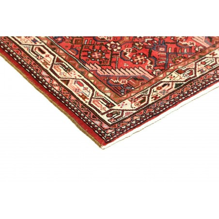 Tappeto Hamadan Persia marrone giallo 80x130