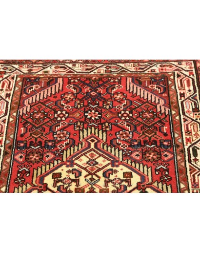 Tappeto Hamadan Persia marrone giallo 80x130