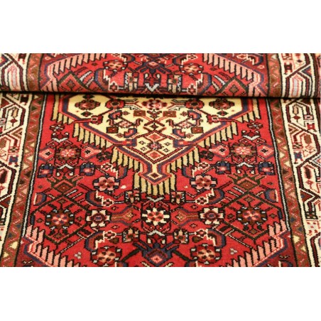 Tappeto Hamadan Persia marrone giallo 80x130